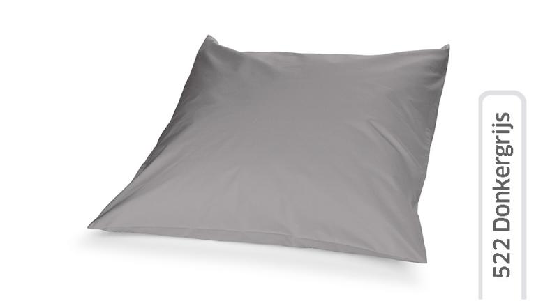 Kussensloop Sleeplife Superior satijn donkergrijs