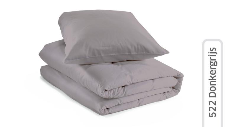 Dekbedovertrek Uni Sleeplife Superior donkergrijs packshot