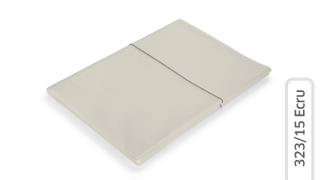 Laken Uni + Bourdon Sleeplife Superior percale ecru