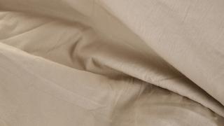 dekbedovertrek soft satin Sleeplife® Superior zand detail