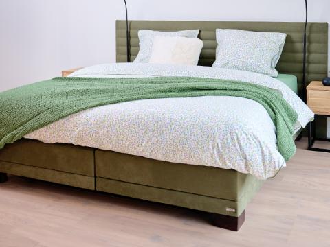 Dekbedovertrek Mille Fleurs blauw Sleeplife sfeer