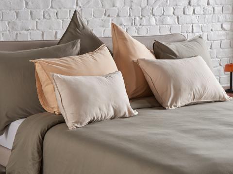 Dekbedovertrek Vintage Satin forest green Sleeplife®